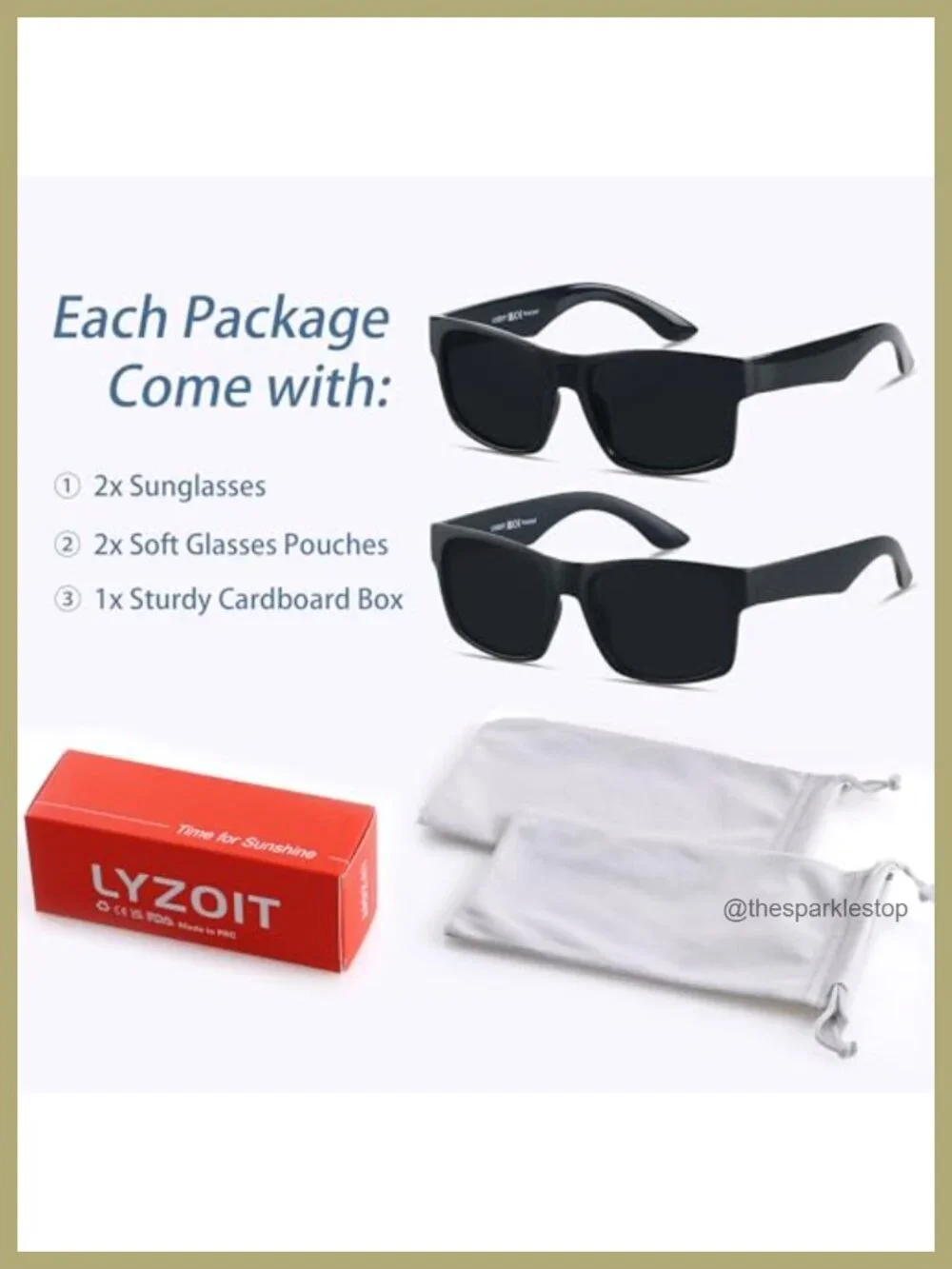 XL Oversized Square Sunglasses Polarized UV400 for Big Heads Men Wide Face